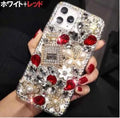 Luxury Bling Perfume Bottle Diamond Phone Case for Iphone 13 12 11 Pro Max X XS XR 7 8 plus Glitter Rhinestone Back Cover 13 Pro