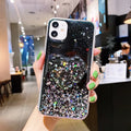 Heart Mirror Sequins Glitter Phone Case for  Galaxy S20 FE Ultra S10 Lite S10E S9 S8 plus S7 Edge Soft Silicone Cover