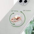 Mobile Phone Ring Holder Transparent Telephone Cellular Support Diamond Clear 360 Degree Socket Stand Smartphone Accessories