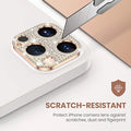 Glitter Diamond Camera Lens Protection Film for Iphone 15 Pro Max 13 12 Mini 11 14 Pro Max 15Plus Shiny Rhinestone Len Protector