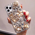 Luxury Bling Perfume Bottle Diamond Phone Case for Iphone 13 12 11 Pro Max X XS XR 7 8 plus Glitter Rhinestone Back Cover 13 Pro