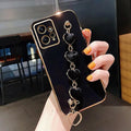 Note12 Love Heart Bracelet Plating Case on for  Redmi Note 12 10 11 8 9 Pro 12Pro 4G 5G 11S 10S 12S Luxury Chain Cover 12C