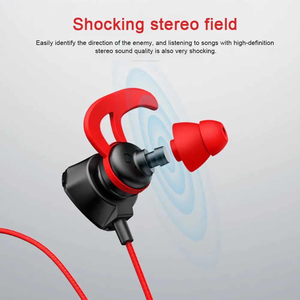 Headset Gamer Headphones Wired Earphone Gaming Earbuds with Mic for Pubg PS4 CSGO Casque Phone Tablet Laptop Universal Game