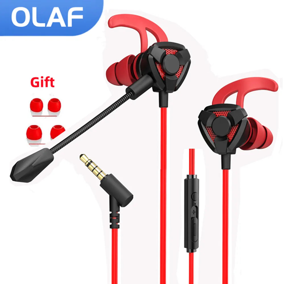 Headset Gamer Headphones Wired Earphone Gaming Earbuds with Mic for Pubg PS4 CSGO Casque Phone Tablet Laptop Universal Game